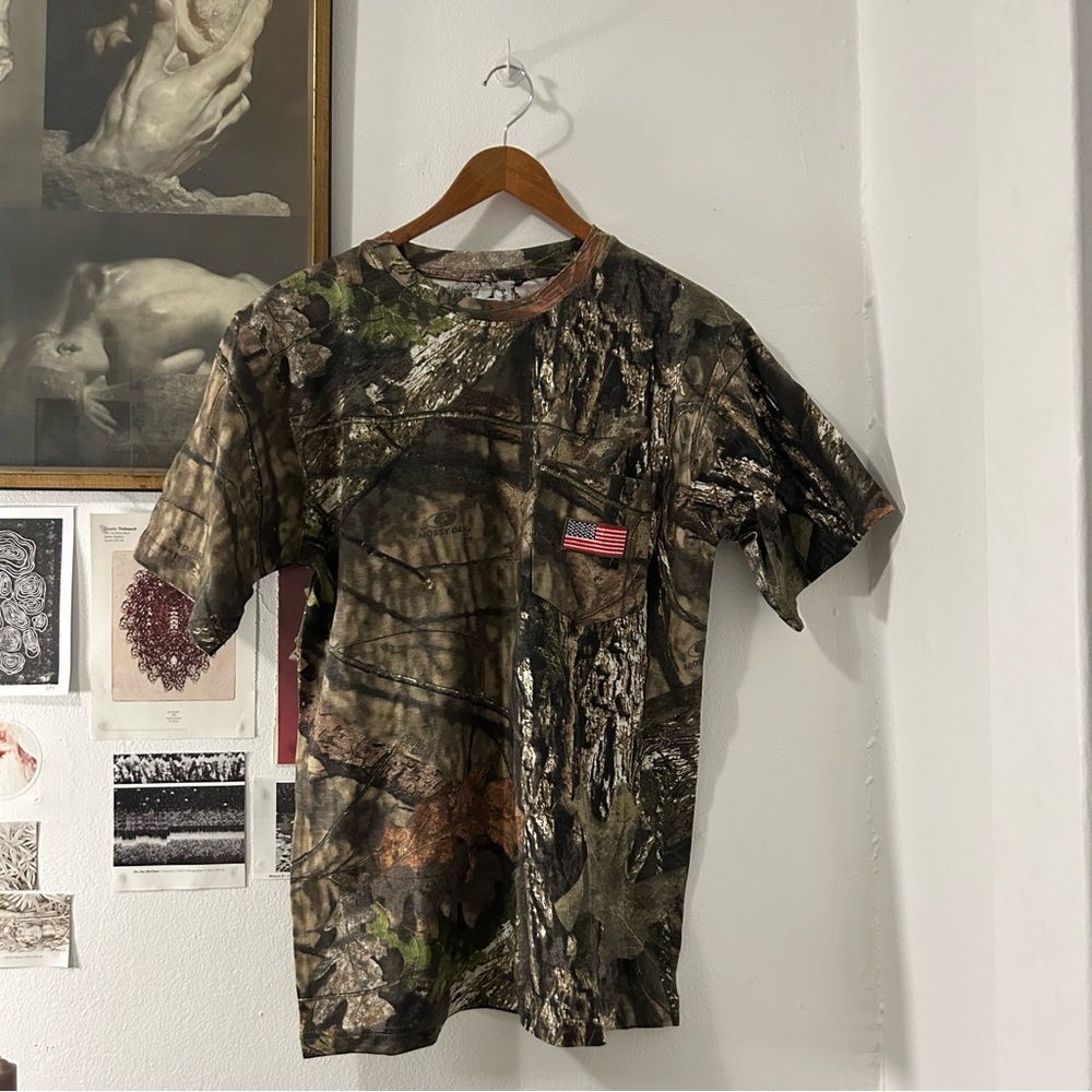 real tree camo, short sleeves t-shirt / y2k, vintage, gorpcore